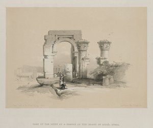 Égypte et Nubie, Volume II : Ruines - Temple sur l