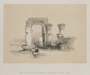 Égypte et Nubie, Volume II : Ruines - Temple sur l