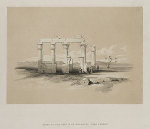 Égypte et Nubie, Volume II : Ruines du Temple de Madamoud, à Thèbes, 1847 - Louis Haghe