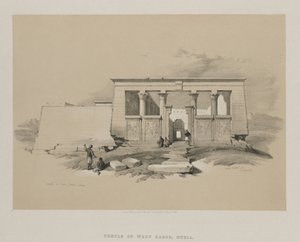 Égypte et Nubie, Volume II : Temple à Wady Dabod, Nubie - Louis Haghe