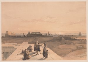 Égypte et Nubie : Volume I - N° 38, Ruines de Karnak - Louis Haghe
