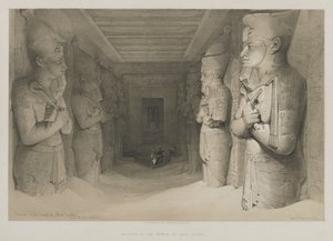 Égypte et Nubie, Volume I : Intérieur du temple d