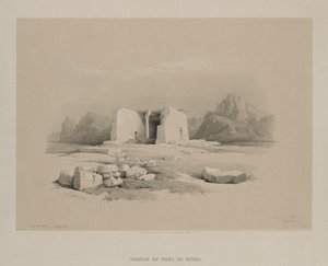 Égypte et Nubie, Volume I : Temple à Tafa en Nubie - Louis Haghe
