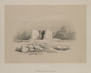 Égypte et Nubie, Volume I : Temple à Tafa en Nubie