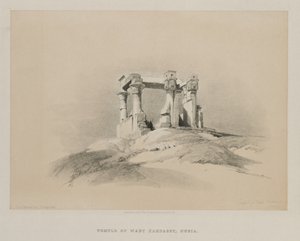 Égypte et Nubie, Volume I : Temple de Wady Kardassy en Nubie, 1846 - Louis Haghe
