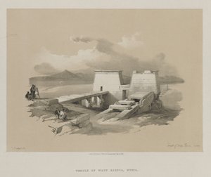 Égypte et Nubie, Volume I : Temple de Wady Saboua, Nubie - Louis Haghe
