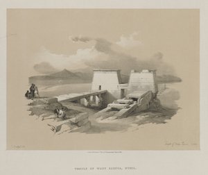 Égypte et Nubie, Volume I : Temple de Wady Saboua, Nubie, 1846 - Louis Haghe