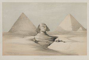 Le grand sphinx, pyramides de Gizeh