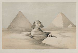 Égypte et Nubie, Volume I: Le Grand Sphinx, Pyramides de Gizeh, 1846