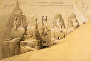 Élévation frontale du Grand Temple d