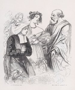 Les Deux Sœurs de Charité des Œuvres Complètes de Béranger, 1836 - Louis Henri Brevière, Cesar Auguste Hebert
