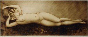 Repos, c.1934 - Louis Icart