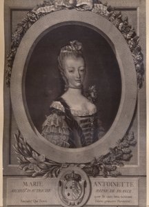 Marie-Antoinette, reine de France, fin du 18ème siècle - Louis Jacques Cathelin