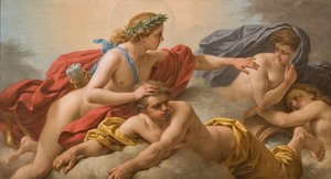 Le Soleil dissipant les vents et les orages - Louis Jean Francois I Lagrenee