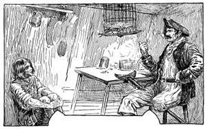 Illustration par Louis Rhead pour le roman "L