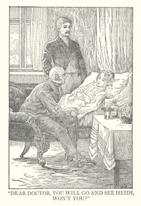 Illustration pour Heidi de Johanna Spyri - Louis John Rhead