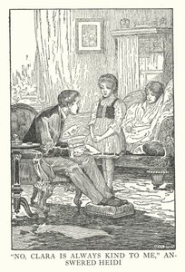 Illustration pour Heidi de Johanna Spyri - Louis John Rhead