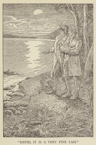 Illustration pour Kidnapped de Robert Louis Stevenson - Louis John Rhead