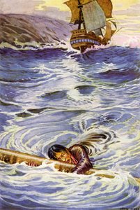 Illustration pour Kidnapped de Robert Louis Stevenson - Louis John Rhead