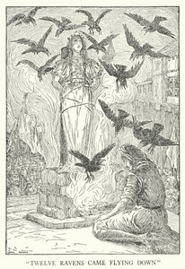 "Douze corbeaux sont descendus en volant"