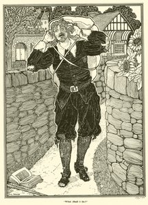 Que dois-je faire ? (gravure) - Louis John Rhead