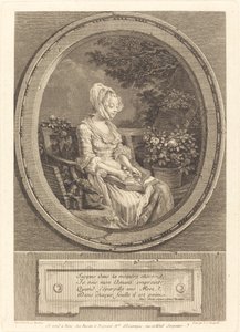 Jusques dans la moindre chose - Louis Joseph Masquelier after Pierre Antoine Baudouin