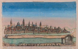 La carte de Jérusalem Ville Capitale de la Palestine sous David et Salomon..., 1770 - Louis Joseph Mondhare