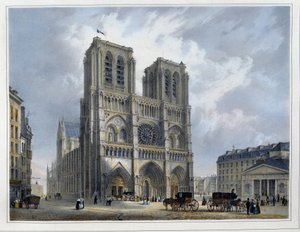 La cour de Notre-Dame - par Arnout