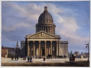 Vue du Panthéon - par Arnout - Louis Jules Arnout