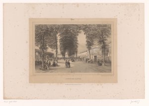 Vue du Jardin des Plantes - Louis Julien Jacottet