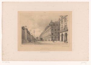 Vue sur la Rue de Rivoli - Louis Julien Jacottet