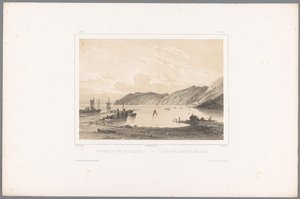 Vue du port de Mölle - Louis Julien Jacottet