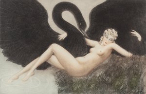 Léda et le cygne, 1934 - Louis Justin Laurent Icart