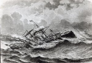 Le désastre du Great Eastern en septembre 1861 - Louis Le Breton