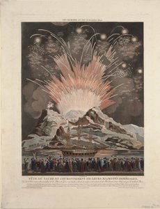 Festivités lors du couronnement de Napoléon, 1806 - Louis Le Coeur