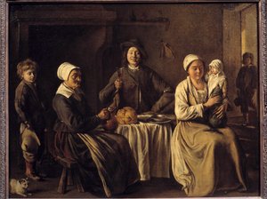 Le Retour du Baptême ou La Famille Heureuse - Louis le Nain