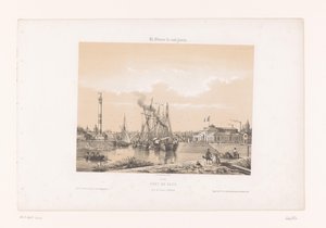 Zicht op Caen vanaf de Cours Caffarelli - Louis Le Breton