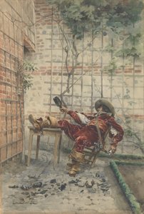 Dans ses verres - Louis Leloir