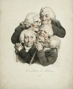 Consultation de médecins, 1823 - Louis Leopold Boilly