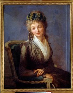 Portrait présumé de Lucile Desmoulins (née Anne-Louise Duplessis-Larison) (1771-1794) - Louis Leopold Boilly