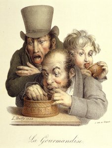 Les sept péchés capitaux : Gourmandise - Louis Leopold Boilly