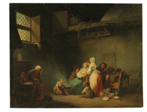 Soupe pour les chats - Louis Leopold Boilly