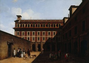 La Prison des Madelonnettes, vers 1810 - Louis Leopold Boilly