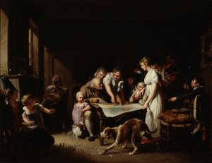La lecture du Bulletin de la Grande Armée - Louis Leopold Boilly