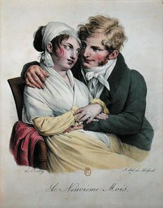 Le neuvième mois de grossesse, vers 1825 - Louis Leopold Boilly