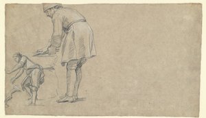 Études de figures (verso) - Louis Licherie de Beurie