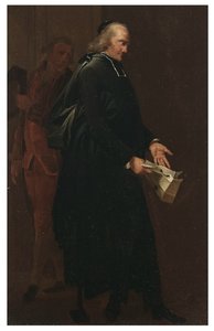 Un abbé tenant une lettre - Louis Leopold Boilly