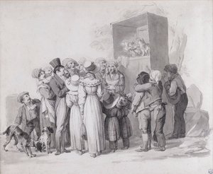 Louis-Léopold Boilly - Le pauvre chat (sketch) - Louis Leopold Boilly