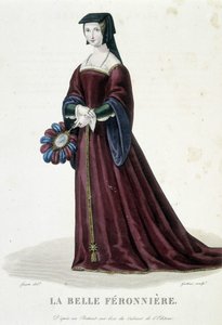 La Belle Ferronnière dans "Galerie française des femmes célèbres" - Louis Marie Lante