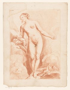 Vénus nue avec deux tourterelles - Louis Marin Bonnet (possibly)